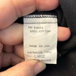 appleseed's Size L Black Velvet Button Front Shacket Shirt Jacket Pockets USA Photo 5