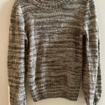 Moon River  Heathered Grey Blouson Sleeve Sweater Size Small Photo 0