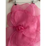 SIERRA DARIEN 3D Voluminous Organza Floral Pink Mini Dress Size XS Photo 6