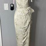 V. Chapman The June Dress in Sage Tapestry, 6 Green Photo 0