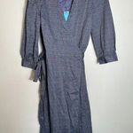 Draper James  Dot Wrap Chambray Dress 0 NWT! Photo 0