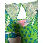 Lilly Pulitzer Daniella Dress Roar of the Jungle Limeade Green Sz S Photo 2