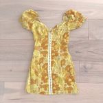 Urban Outfitters Britney Hook & Eye Mini Dress Retro 70s Floral XS Photo 1