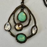 Sweet Lola copper tone blue pendant necklace Green Photo 8