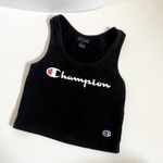 Champion Crop Logo Tank Black S Photo 0