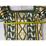 MISA Los Angeles  knit Geometric Print offShoulder Maxi Dress Bell Sleeves  L Photo 5