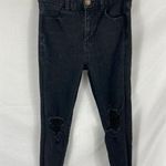 American Eagle  The Dream Jean Distressed Curvy Super Hi Rise Jegging Size 0 R Photo 0