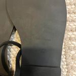 Reformation  Lake Flat Sandals in Black Leather Photo 4