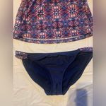 Converse One Star Medium Tankini and Large Bottom Red White and Blue Swim Set Photo 1