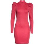 Alice + Olivia NWT Metallic Puff Long Sleeve Sweater Dress Hot Pink Size XL NEW Photo 15