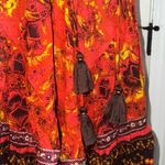 Free People  Casablanca Slip Printed Metallic Mini Dress Size Small Photo 7