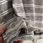 BP Nordstrom . Grey White Stripe Long Sleeve Top Tee Hygge Cozy Stretchy Y2K Photo 2