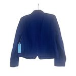 Draper James ✨ Eyelet Textured Notch Lapel Blazer Sz XL Navy Jacket✨ Photo 6
