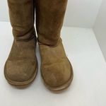 Bear Paw Elle tall suede brown tan winter boots sheepskin wool lining size 6 Photo 2
