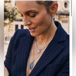 Kendra Scott  Maura Vintage Silver Jaguar Short Pendant Necklace Photo 2