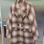 Veronica Beard 💕💕 Deena Plaid Double-Breasted Dickey Coat ~ Bordeaux Large NWOT Photo 13