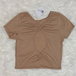 Forever 21  Tan Graphic Top Photo 0