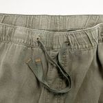 st. john's bay  Olive Cargo Jogger Pants‎ Womens 2X Linen Rayon Utility Casual Photo 5