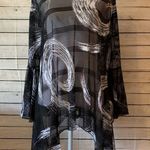 Dor Dor Bell Sleeve Mesh Swimsuit Cover Black Size undefined Photo 0