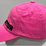 PINK - Victoria's Secret PINK Victoria’s Secret PINK NATION Pink Denim Baseball Cap Hat Adj. Button Snap Photo 1