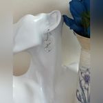 Silver Double Hoop Earrings Photo 1