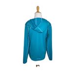 Under Armour  Coldgear Tech Pullover Hoodie Womens Large Aqua Blue Layering Photo 2