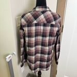 Carhartt  Women's Rugged Flex Hamilton Shirt Button Down Plaid Check Purple Black Photo 2