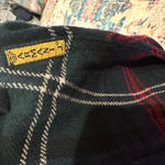 Giorgio Armani  Tartan Green Navy Red A-line Wool Blend Skirt Size 6 Photo 4