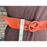 cinch belt Faux leather brown Photo 2