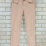 J Brand for Theory Pink Powder Skinny Leg Jeans Photo 4