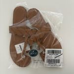 J.Crew NWT  Twist Flip-flops Cedar Wood Brown Photo 3