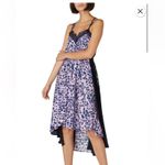 Koche‎ Collective Purple Animal Print High Low Dress Size 34 (Size 2) Photo 13