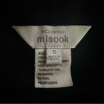 Misook  Woman Black Blue Trim Knit Tank Top Sleeveless Pullover Medium Minimalist Photo 7