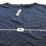 J.Crew Black Boatneck muscle T-shirt in mariner cotton NEW Size small Photo 8