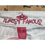 Almost Famous  Women's White‎ Distressed Ripped Denim Jeans Slim Fit Size 11 Photo 6