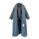 London Fog Vintage 80s Floral-Lined Thinsulate Trench Coat Wn Size12 Reg Photo 3
