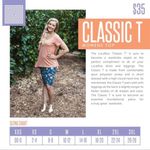 LuLaRoe CLASSIC TEE SHORT SLEEVES HI-LO HEM FLORAL DESIGN HAWAIIAN ๐บ STylE Photo 5