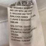 Denim & Co BEACH NWOT Wide Leg Slit Hem Pants White Size Large Petite Pull On Photo 4