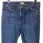 MOTHER Women’s Sz 32 The Rascal Skimp Yee Haw Straight Jean Blue Photo 2