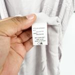 ASTR  Womens Modest Embroidered Short Sleeve Tie Wrap Midi Dress‎ Size S Lavender Photo 7