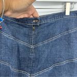 American Vintage Vintage Y2K Denim Midi Skirt Size 12 Whimsical Streetwear Early 2000s Photo 3