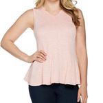 H by Halston ✨ Sleeveless Jacquard Peplum Sz Large Top✨ Photo 0