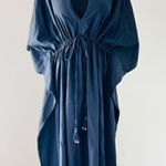 MADISON MATHEWS NWT NAVY BLUE KAFTAN DRESS Size undefined Photo 0