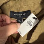 Banana Republic  Linen-Blend Wrap Mini Shirtdress, Neutral Khaki, XL 773203 Photo 4