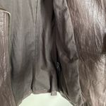 Tinley Road taupe washed real leather Moto jacket size S Gray Photo 10