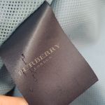 Burberry Women's Blue Belted Trench Coat Size 6R Photo 4