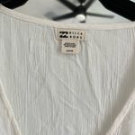 Billabong NWT Cover Up White V-Neck Women's Top Photo 4