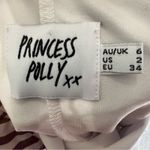 Princess Polly  Mini Dress Womens S Brown White Zebra Print Halter Y2K Clubwear Photo 5