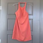 Jay Godfrey  BENIOFF MINI DRESS PAPAYA 6 Photo 1