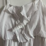 Iz Byer Women’s White Maxi Sun Dress Sz L. 5055 Photo 1